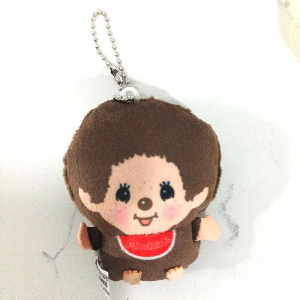 Monchhichi boy  mini plush keychain